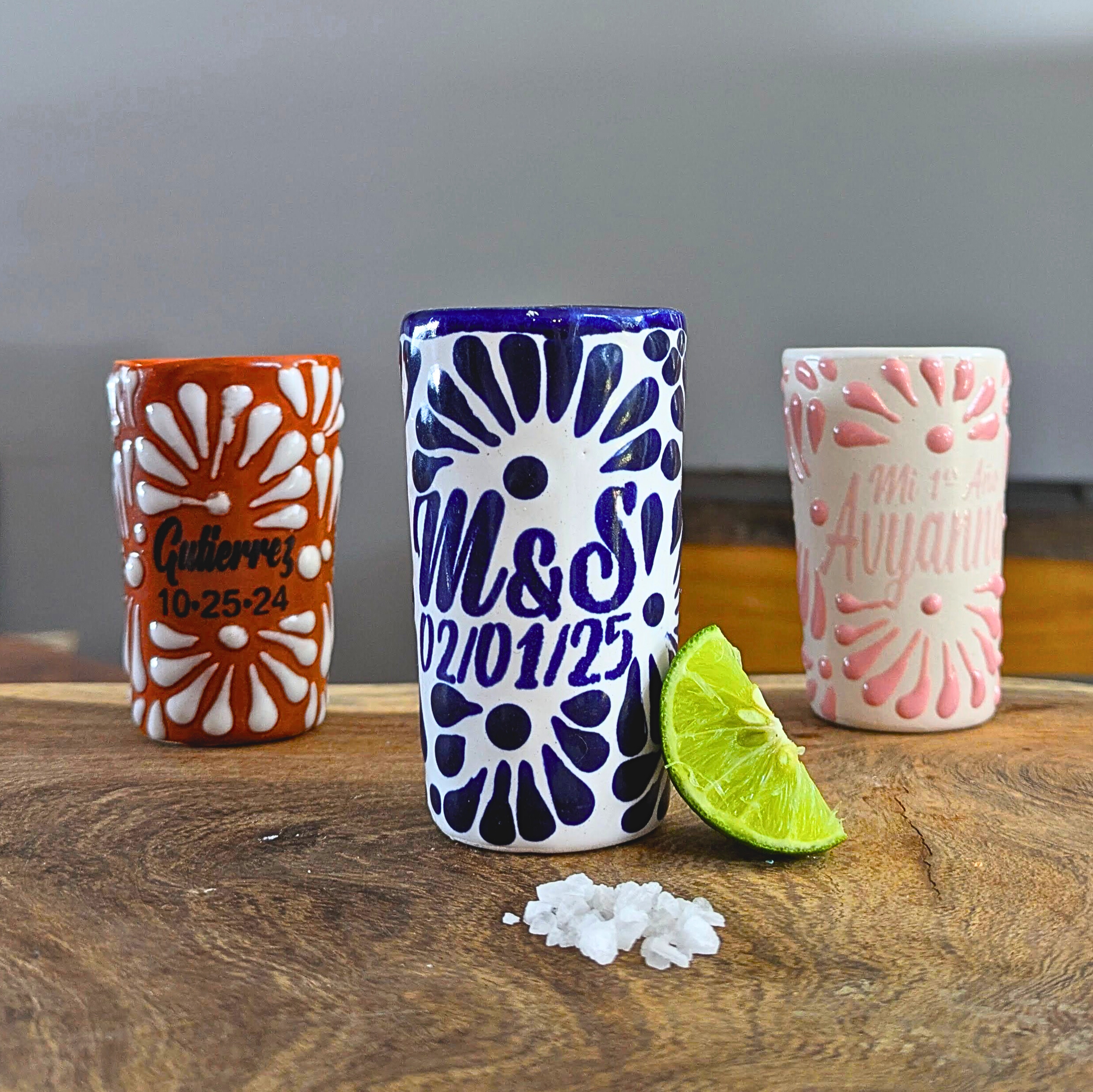 Tequileros Personalizados para Boda