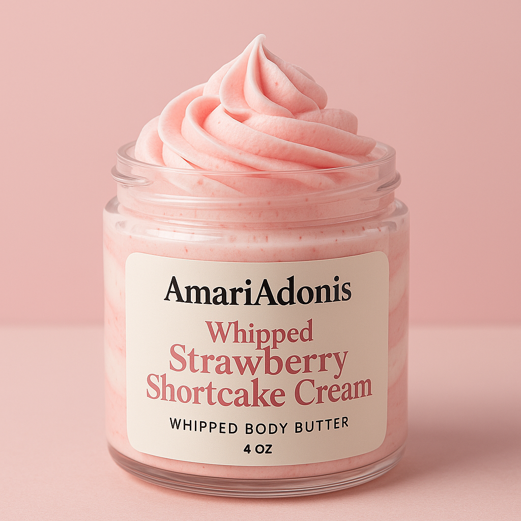 Whipped Strawberry Shortcake Cream