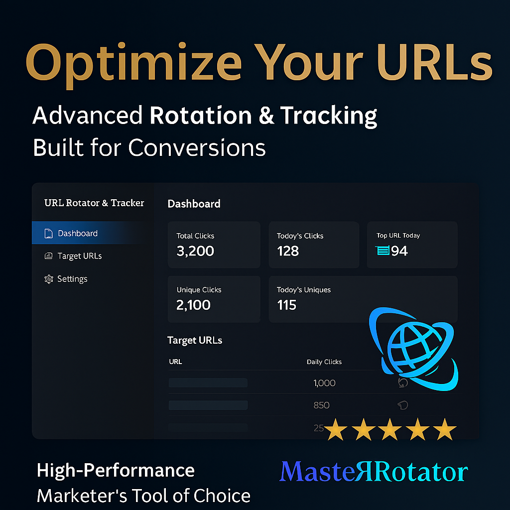 MasterRotator URL Rotator & Tracker Free version