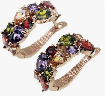 Multicolor Gemstone Earrings