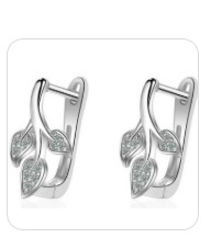 Silver Leaf Earrings