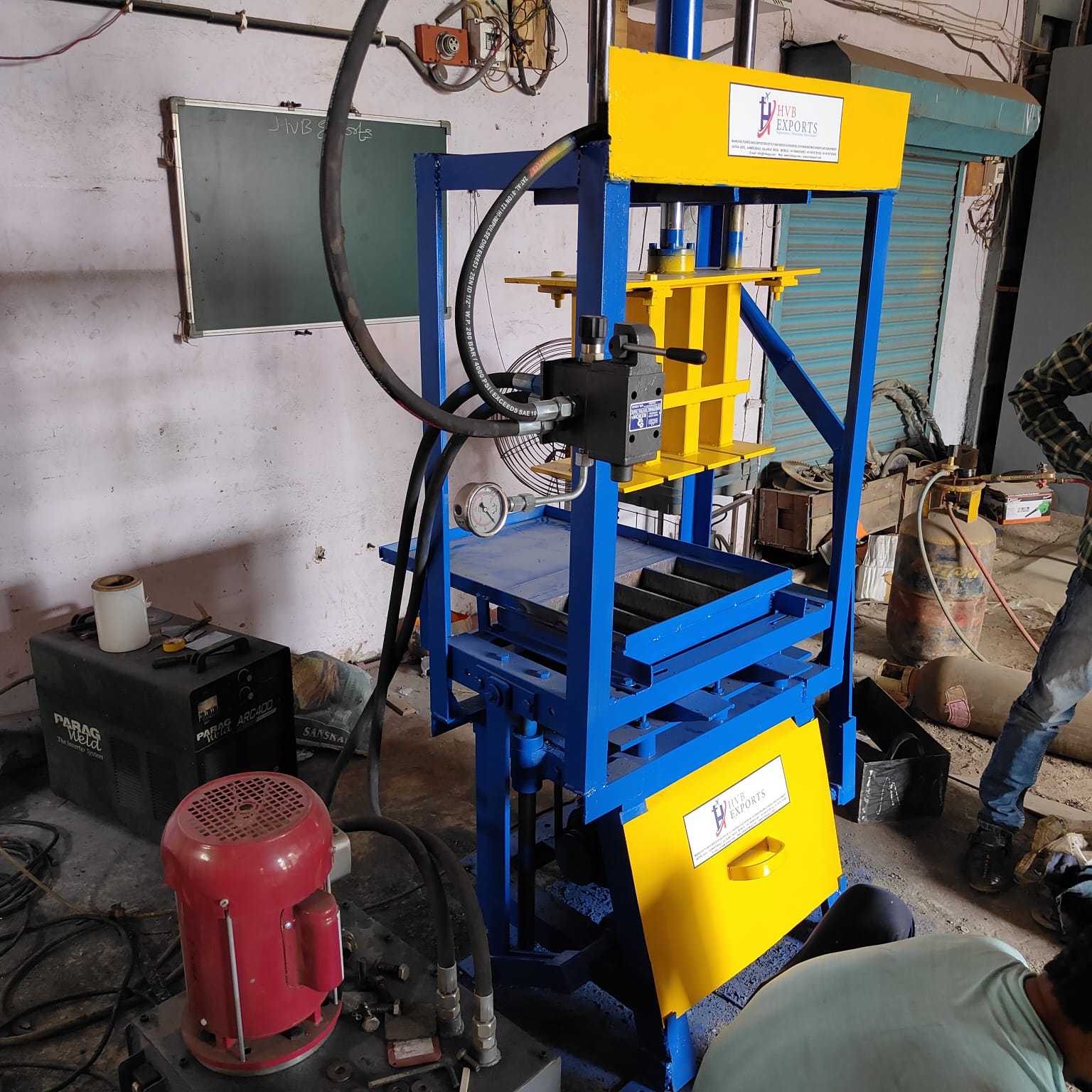 Manual Hydraulic Brick Making Machine