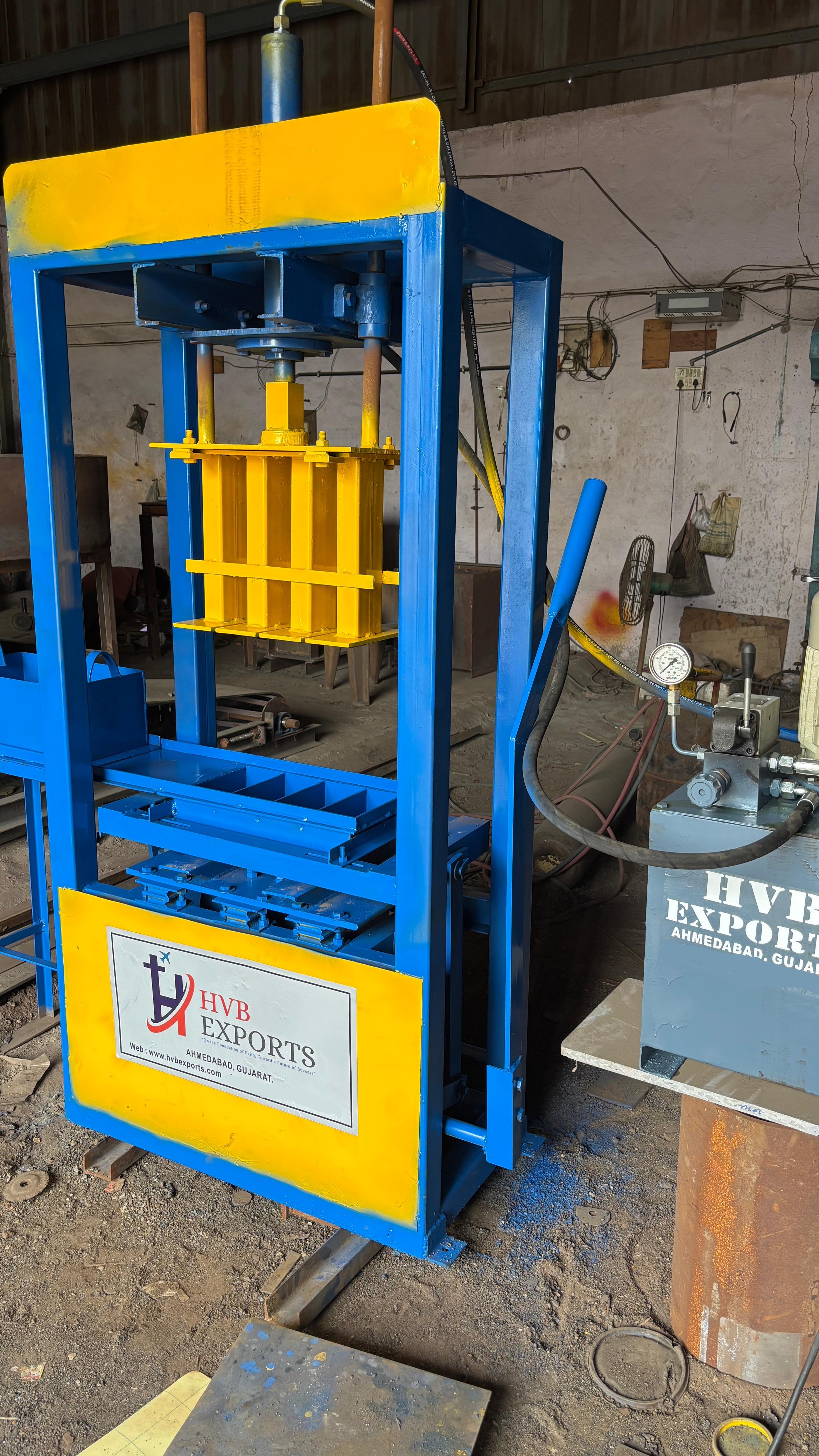 Manual Hydraulic Brick Making Machine 
