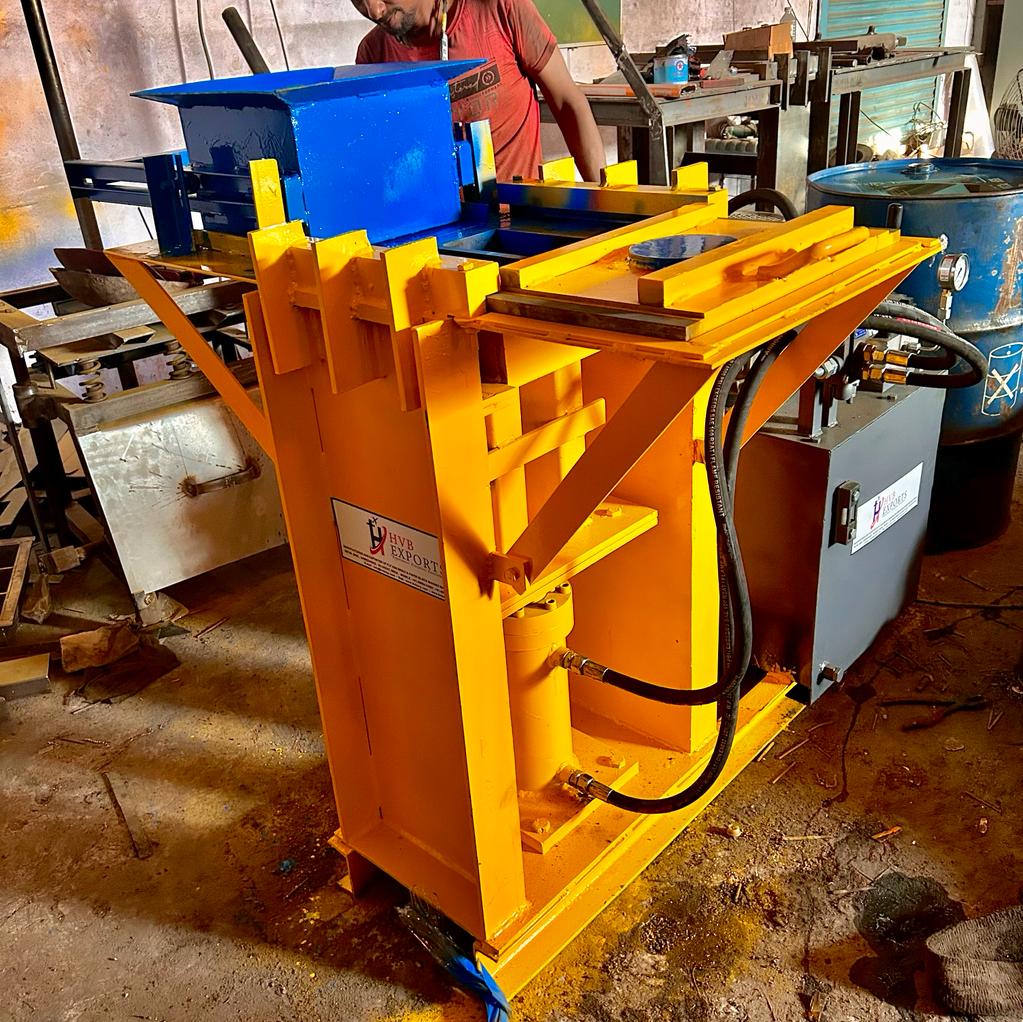 2 Cavity, Bottom Press Brick Making Machine