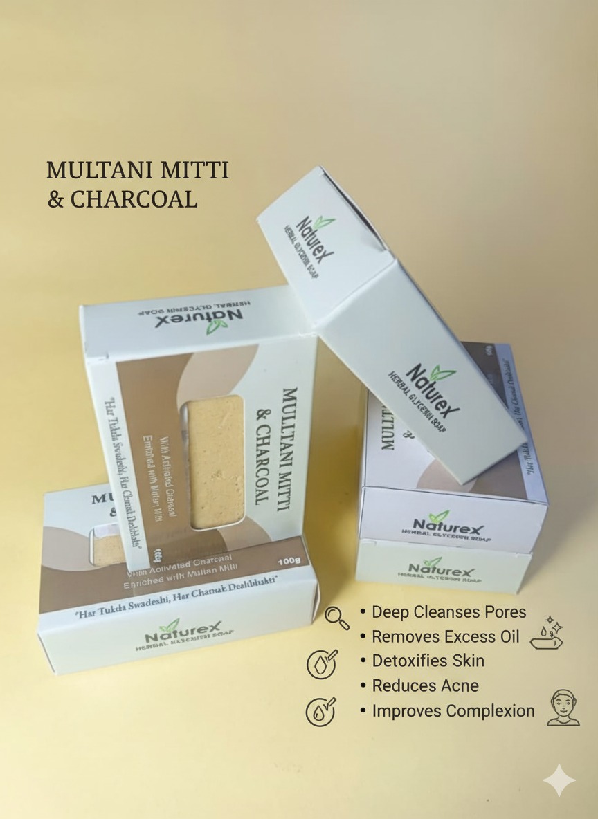 Multani Mitti & Charcoal Soap