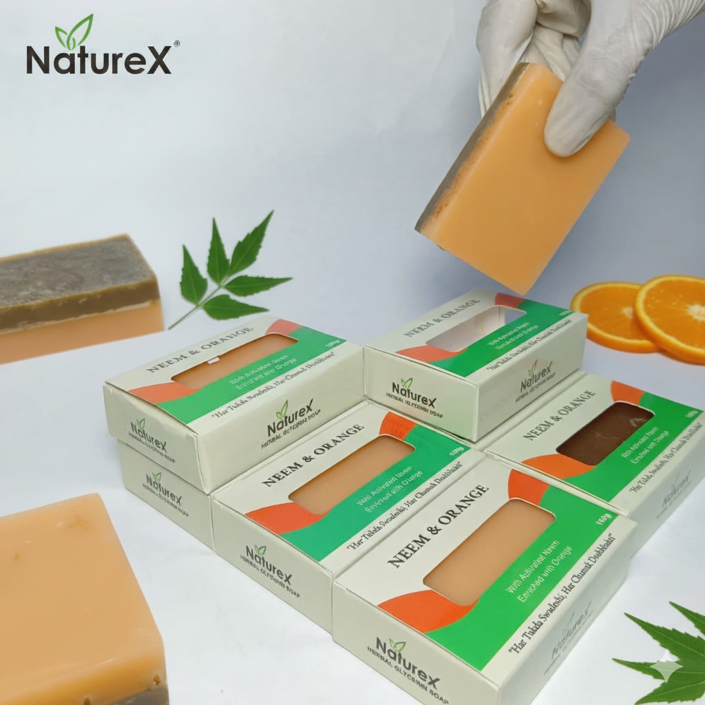NatureX Neem & Orange Herbal Soap