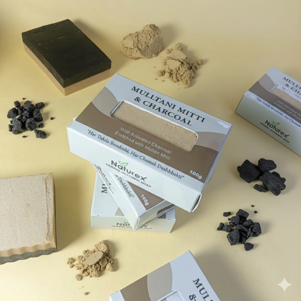 Multani Mitti & Charcoal Soap