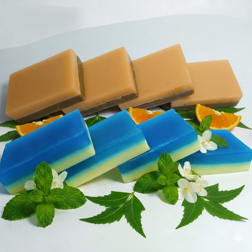 NatureX Jasmine & Peppermint Herbal Soap