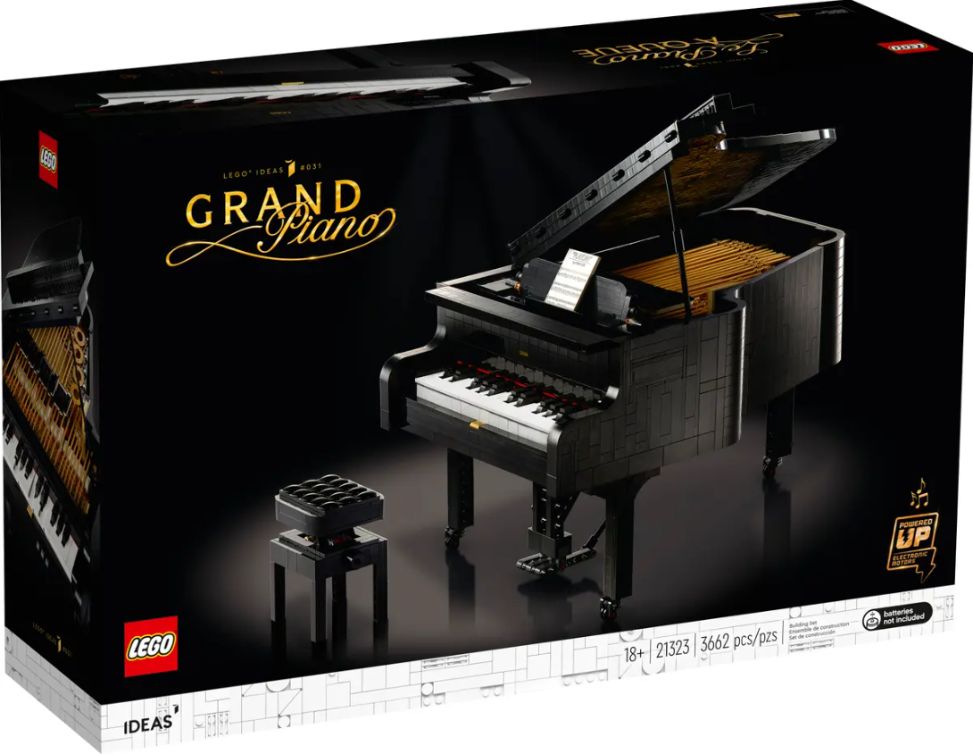 FINISHED PRODUCT - LEGO Ideas Grand Piano 21323 Model Building Set