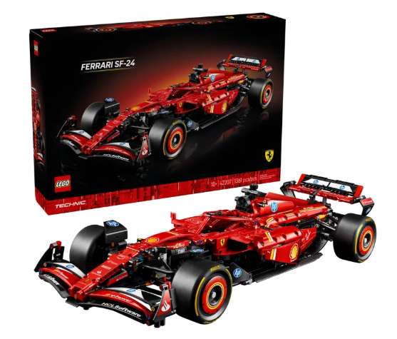 FINISHED PRODUCT - LEGO Technic Ferrari SF-24 F1 Model Car Kit