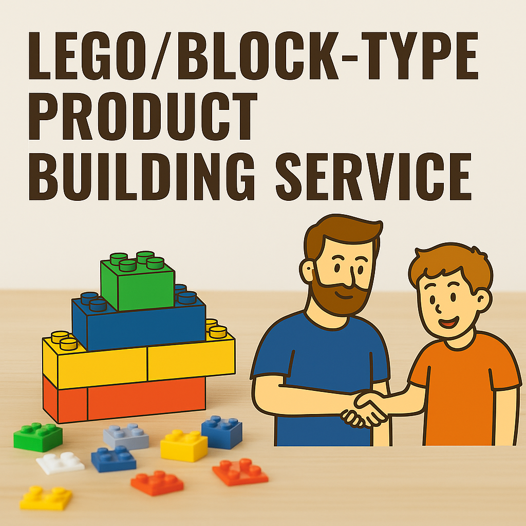 Build Service for LEGO/Block-Type Product (per 100 blocks)