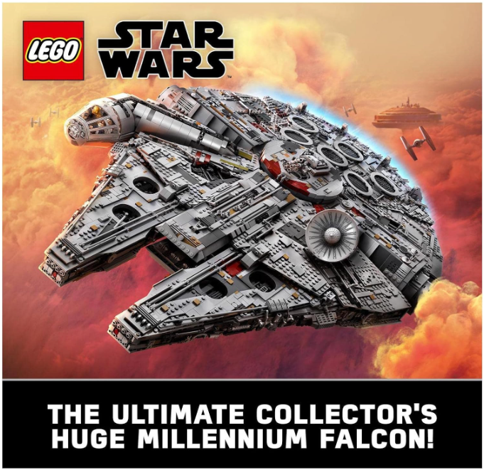 FINISHED PRODUCT - LEGO Star Wars Millennium Falcon UCS Set