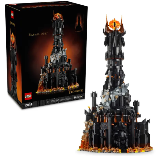 FINISHED PRODUCT - LEGO Icons Lord of The Rings Barad-dûr Building Set