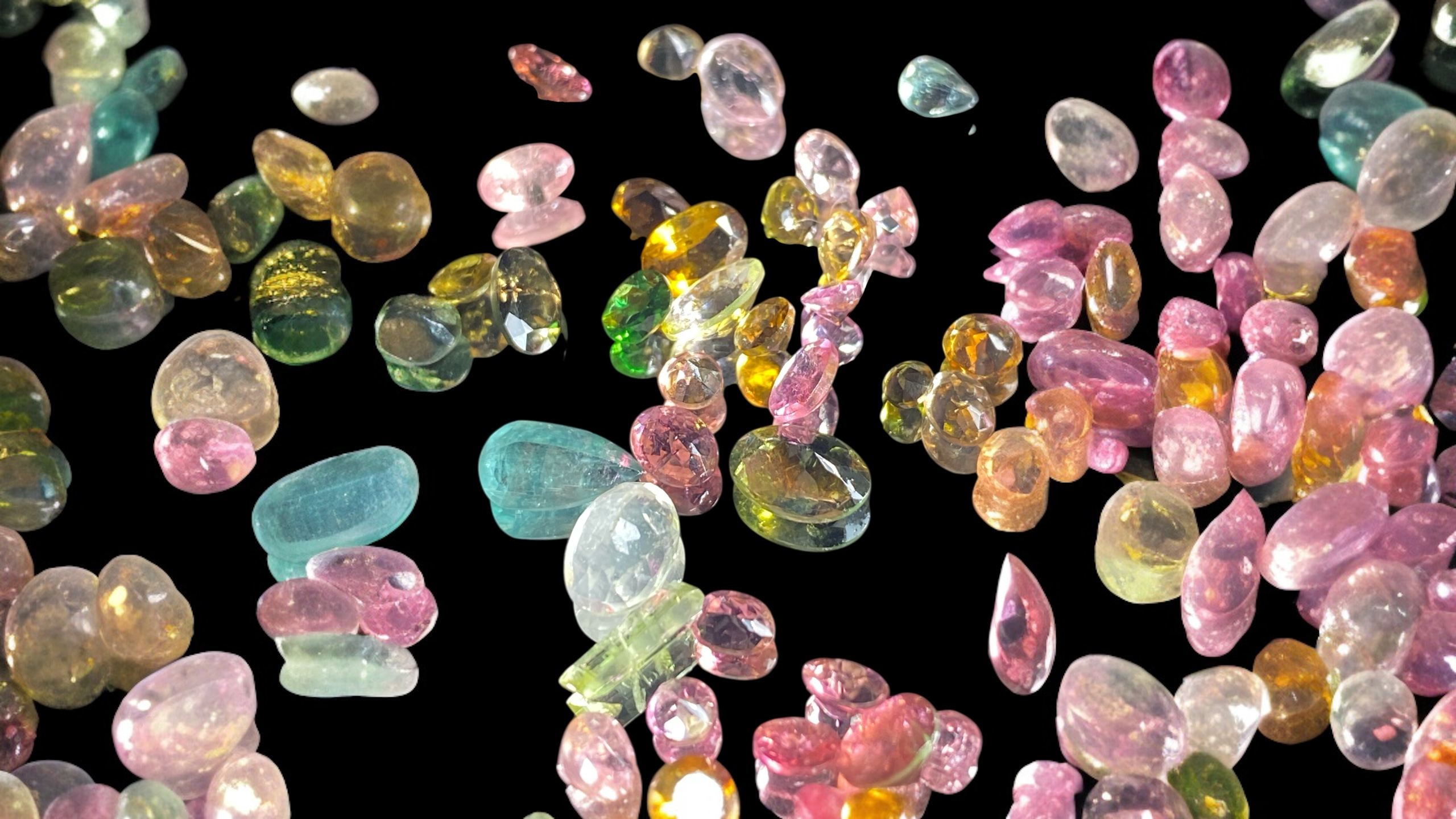 Mixed Color tourmaline 