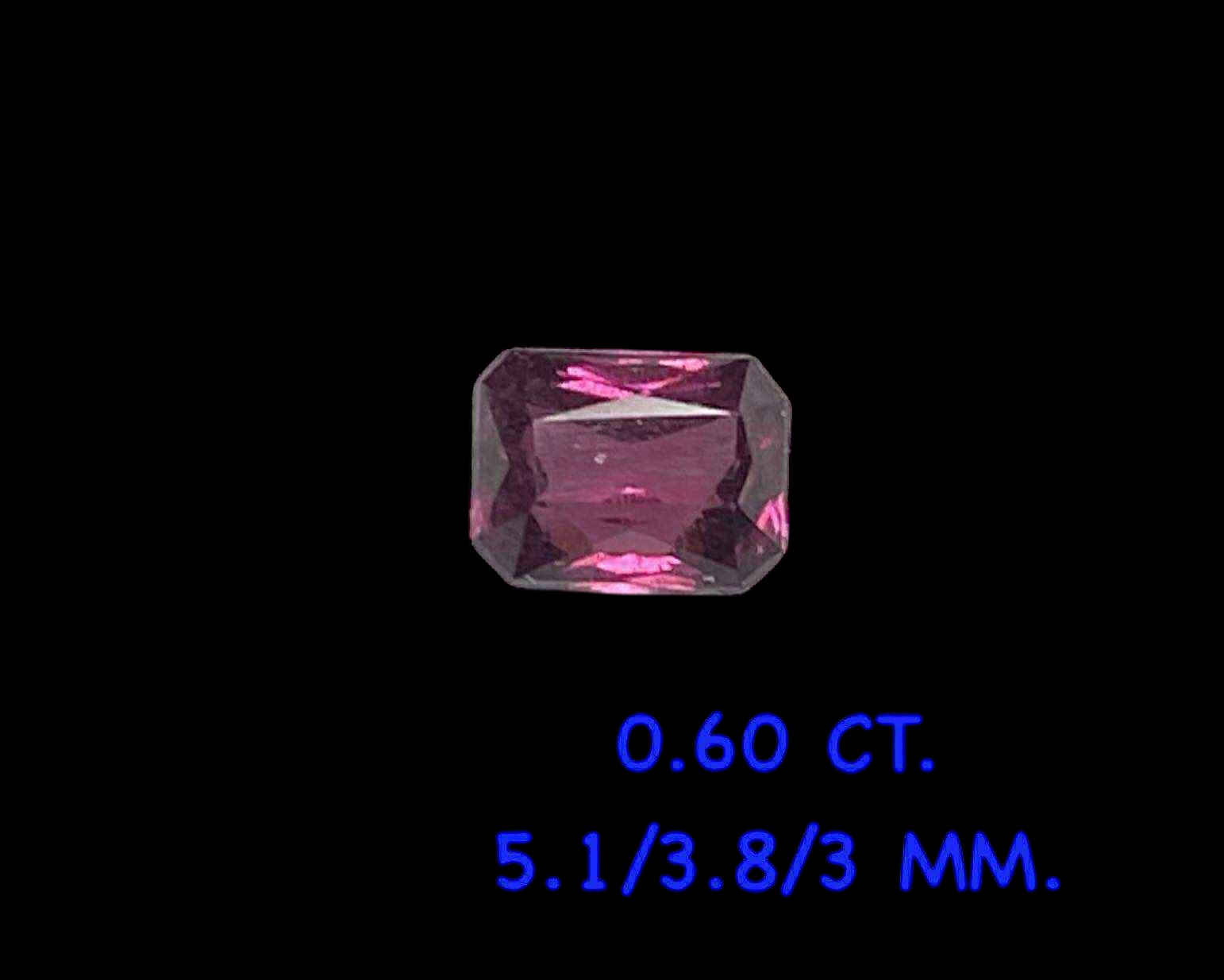 Pink Emerald-Cut Gemstone