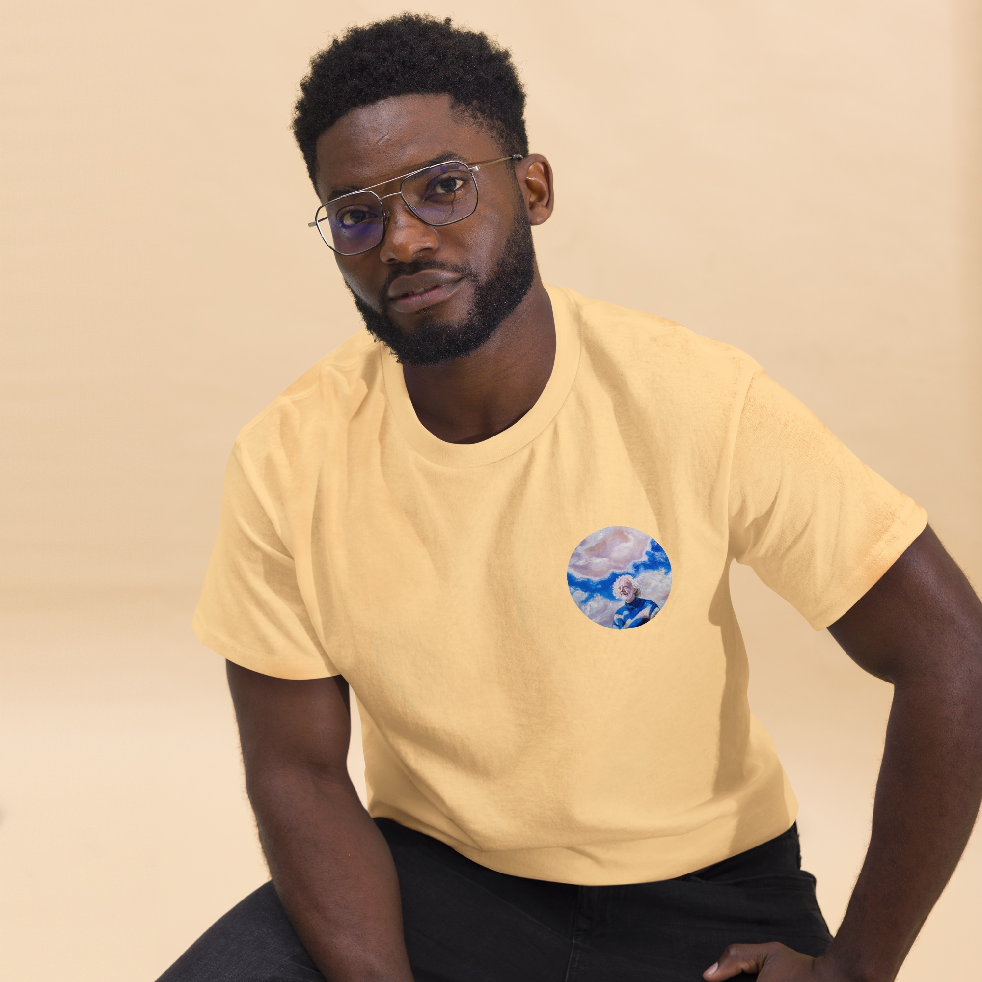 "I sat here for a while" Unisex tee