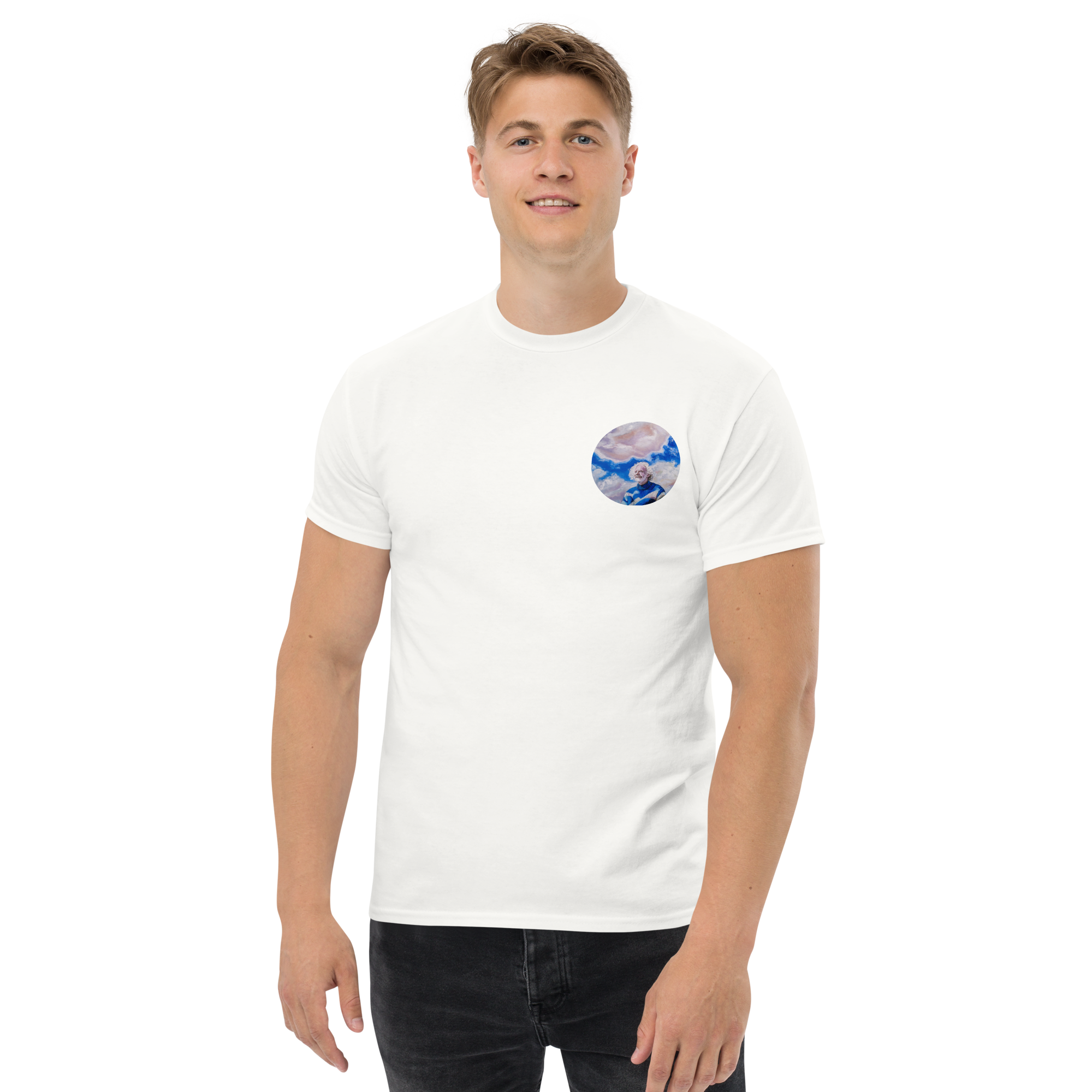 "I sat here for a while" Unisex tee