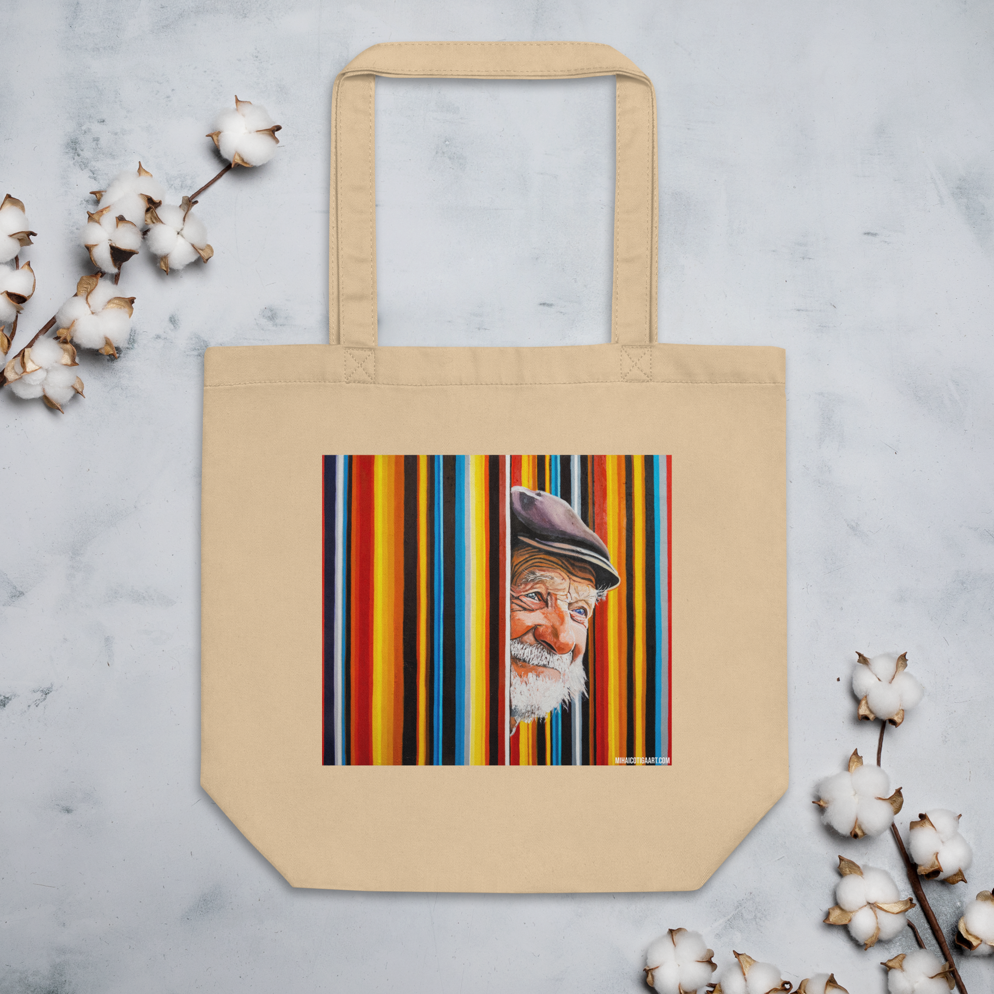 Gently Peeking Eco Tote Bag