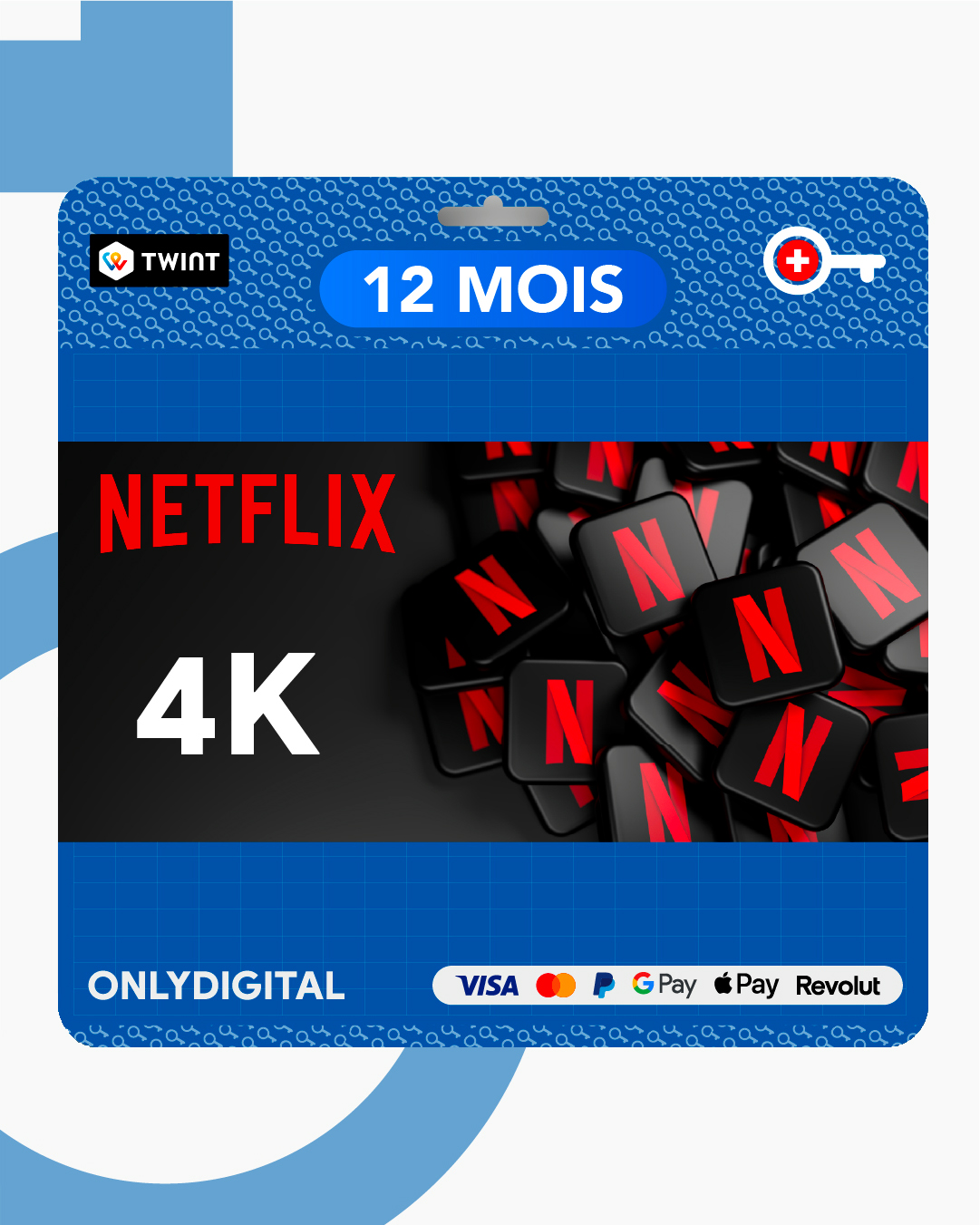 Netflix 4K 12 Mois - Profil Privé