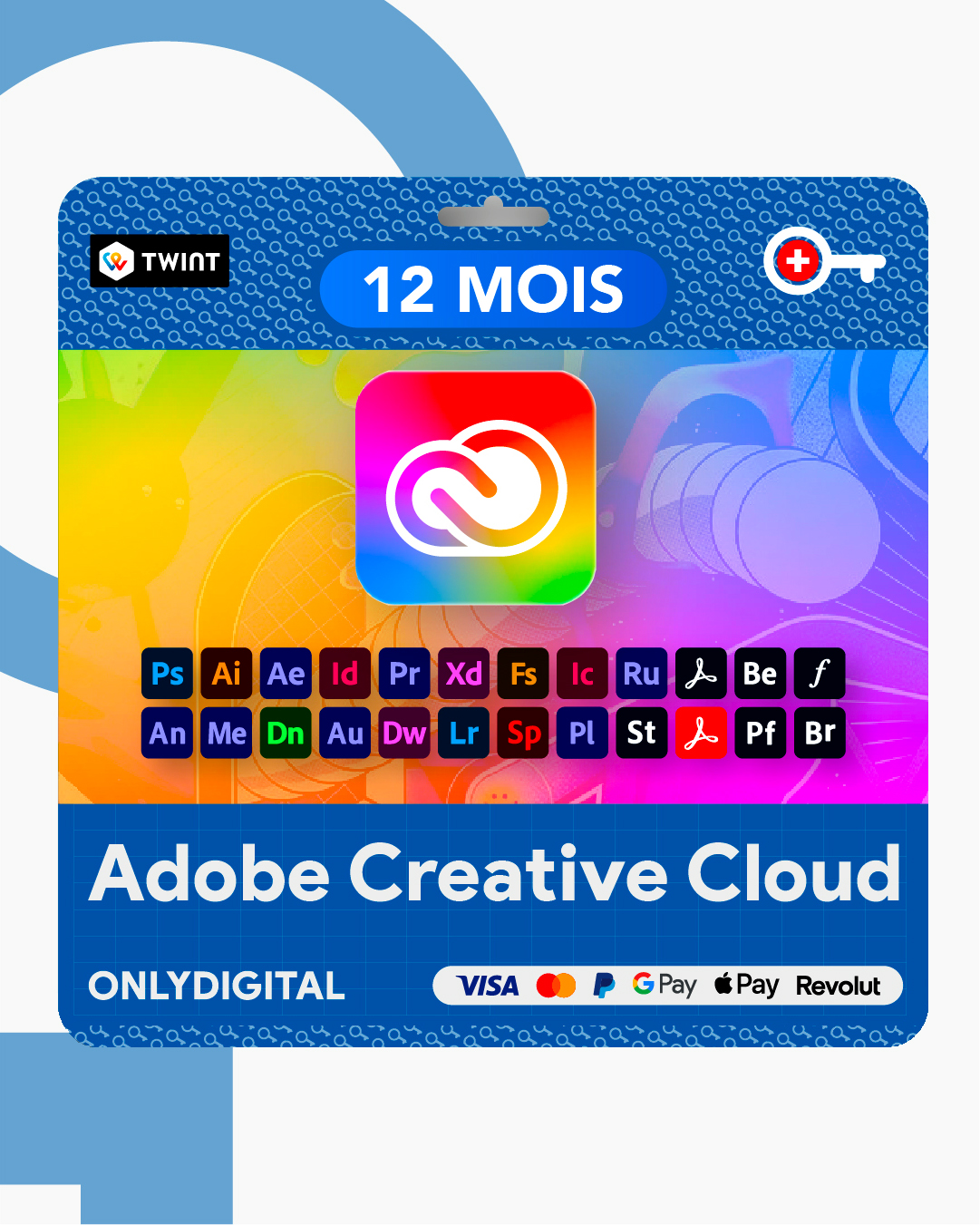 Adobe Creative Cloud - 12 Mois