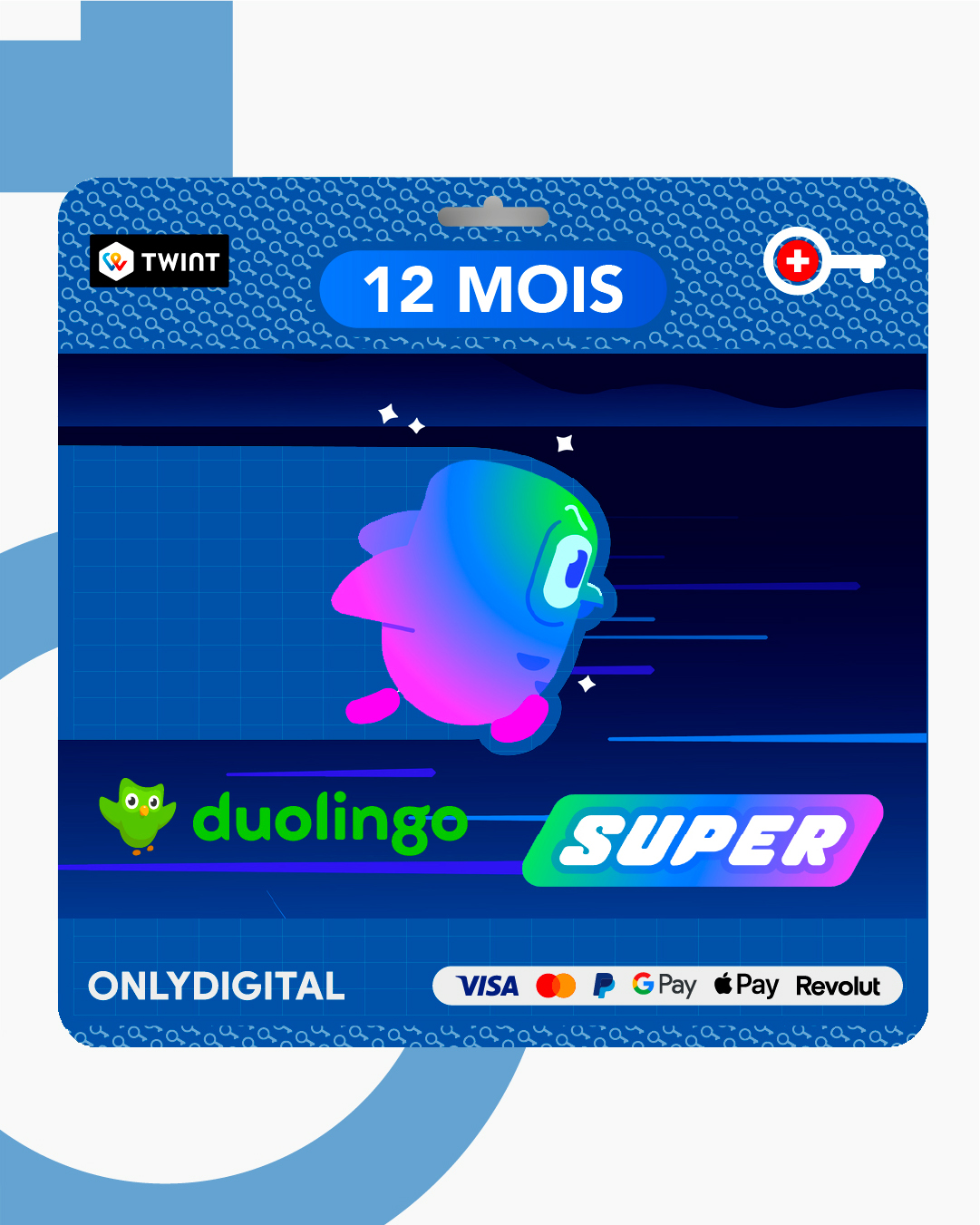 Duolingo Super - 12 Mois