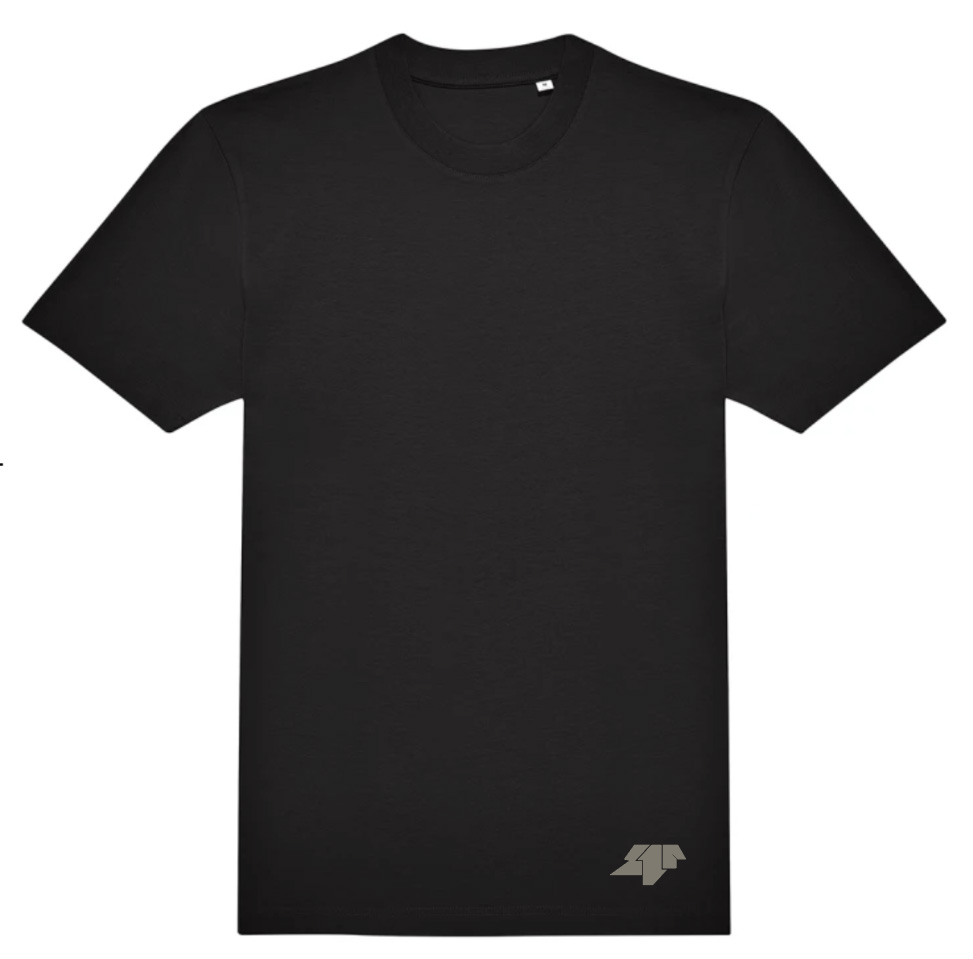 Juodos spalvos marškinėliai