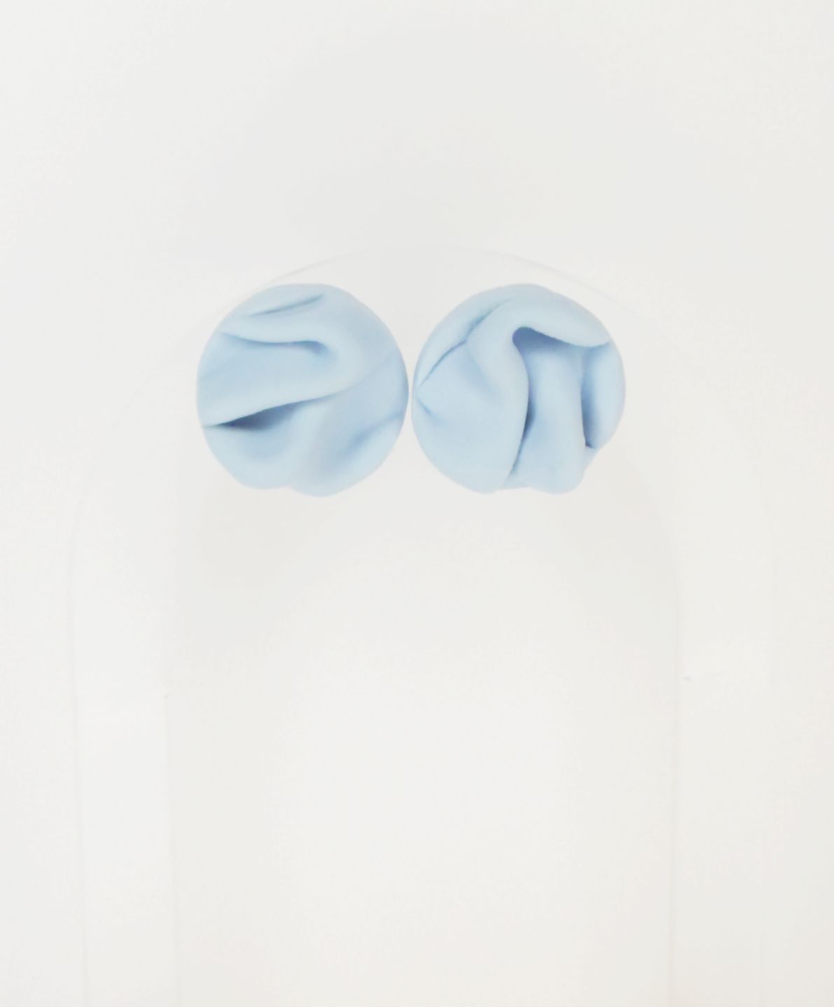 Błękitne kolczyki Fabric