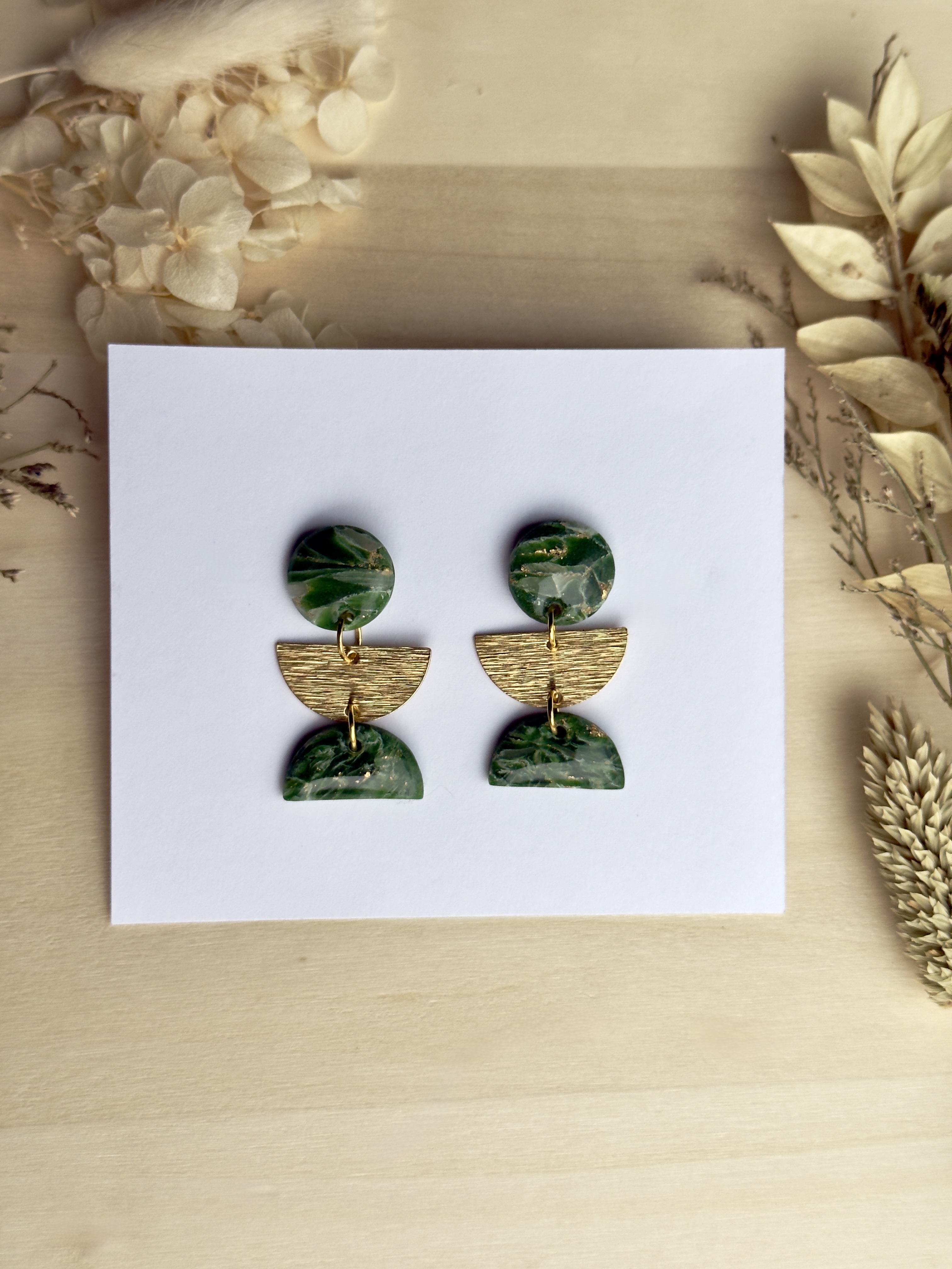 Kolczyki Świąteczne – Art Deco