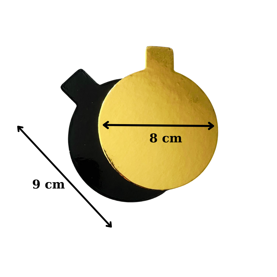 Lot de 100 Support / Présentoir / Semelle à Cupcake Ø 8 cm -- 