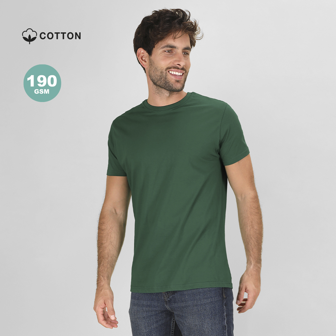 CAMISETA UNISEX ALGODON 190