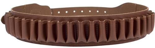 Cartridge belt in leather 
