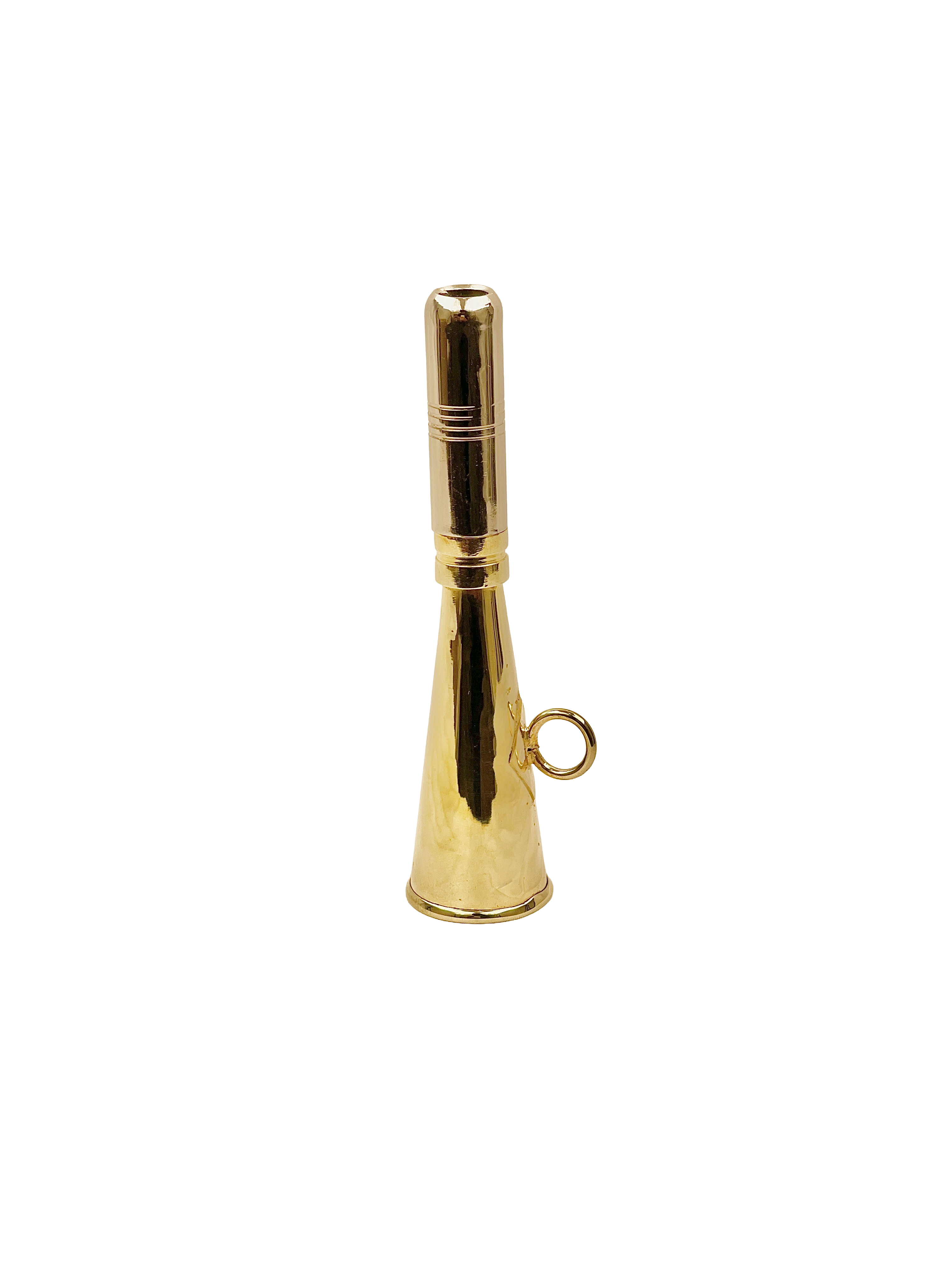 12 cm brass horn with Nickle mouth piece