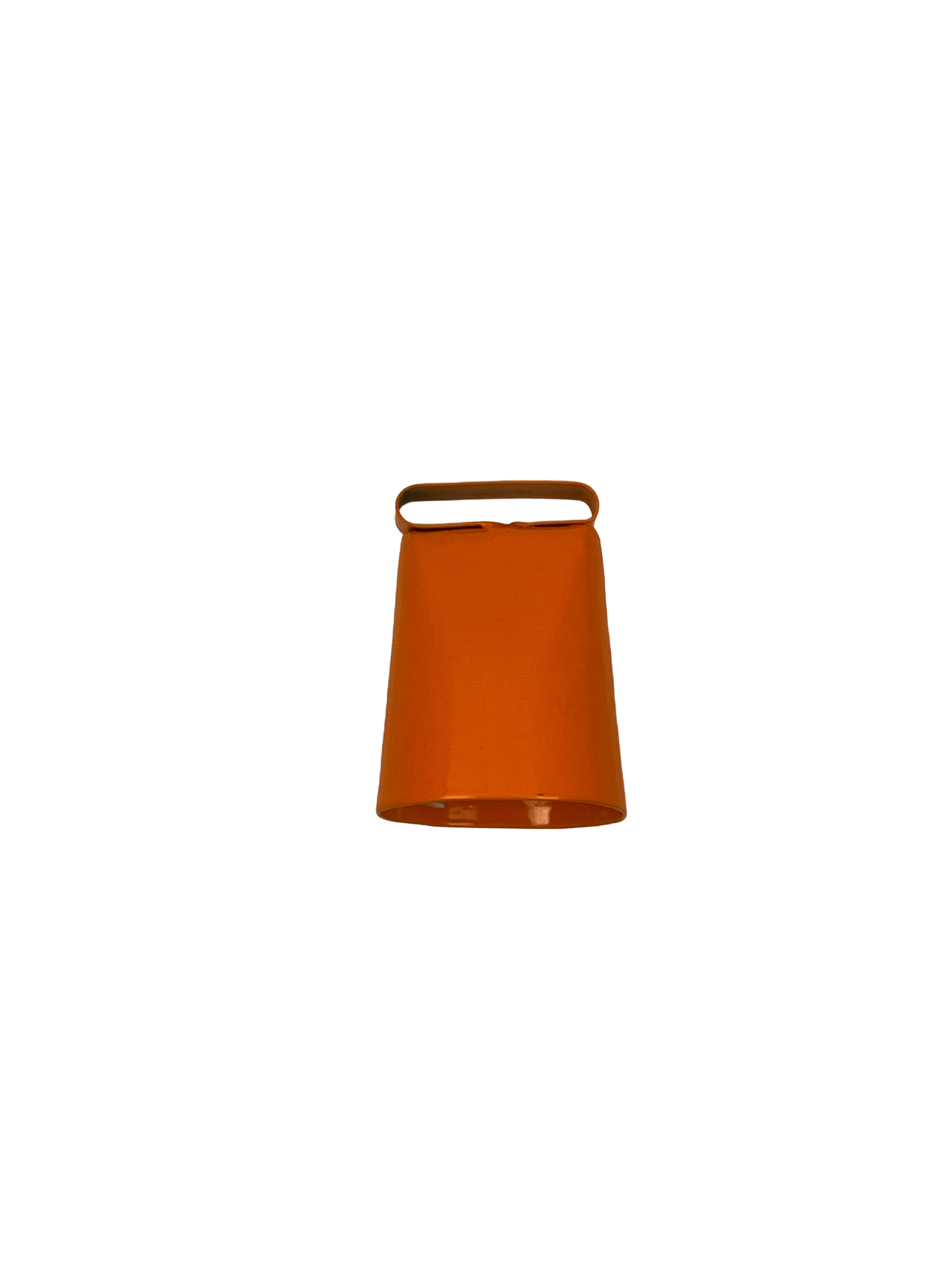 handcrafted orange bell