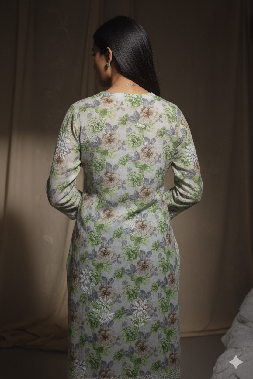 Floral Printed Kurta