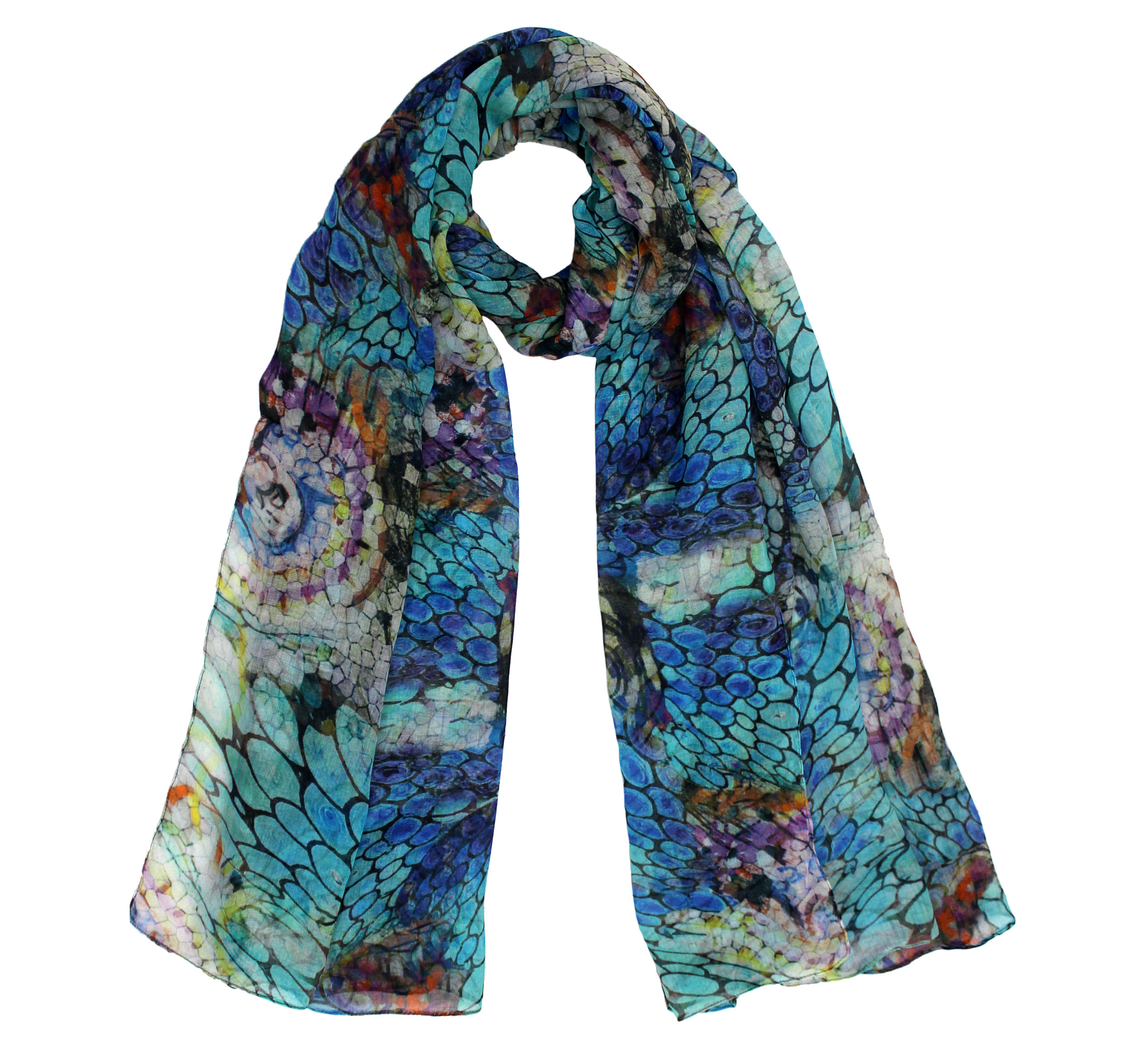Colorful Splatter Modal Scarf