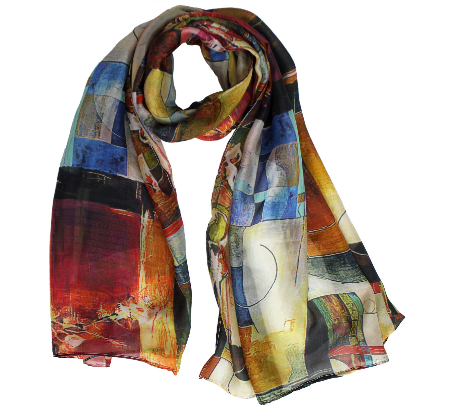 Elegant Silk Scarf | Womens oblong scarves
