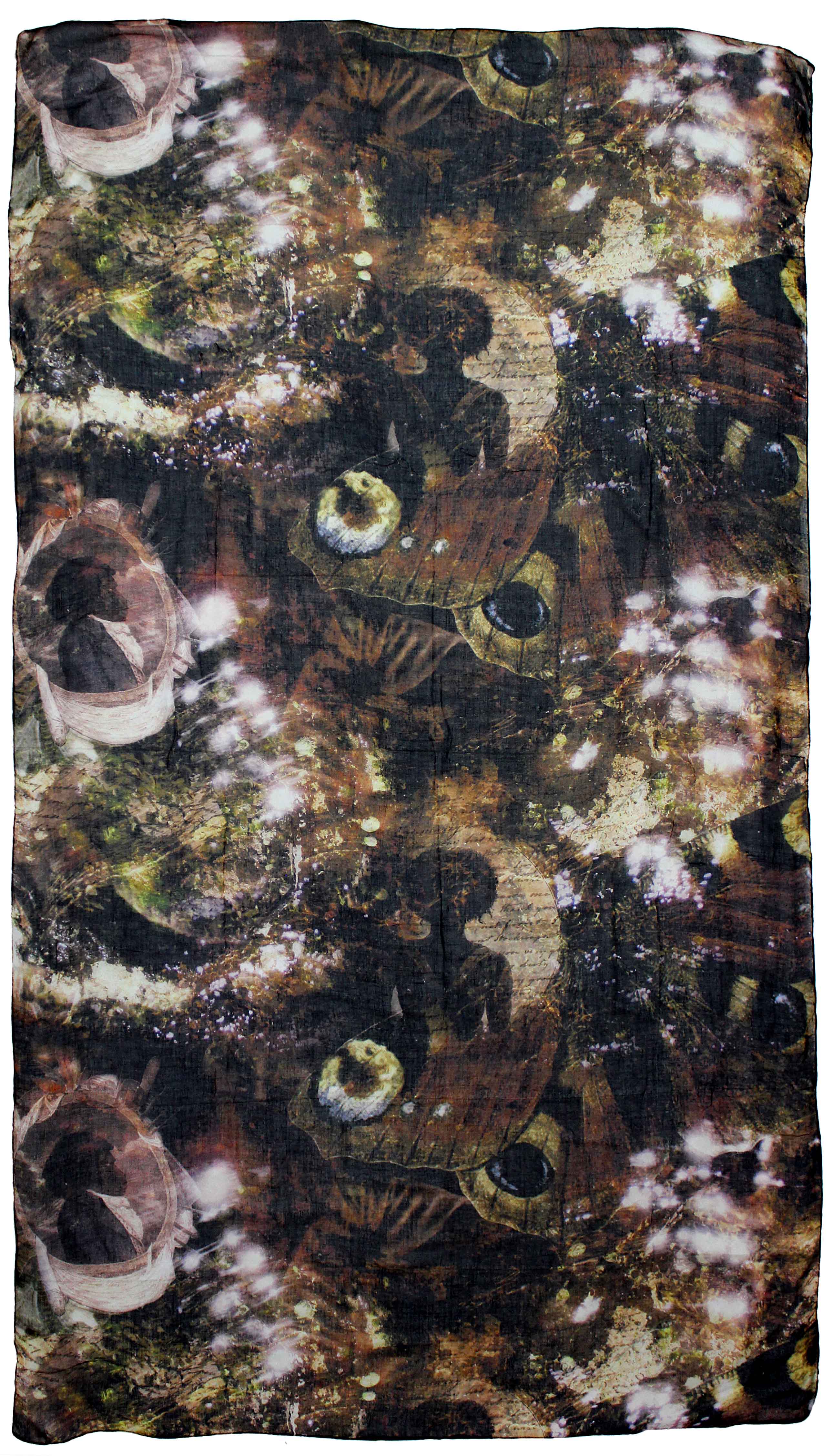 Modal Scarf with ancient digital print