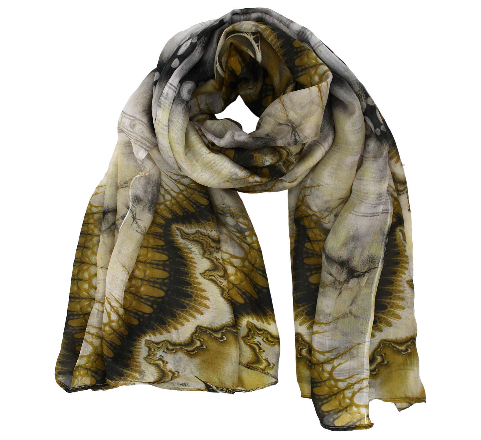 Tie dye silk scarf | fashion silk scarves
