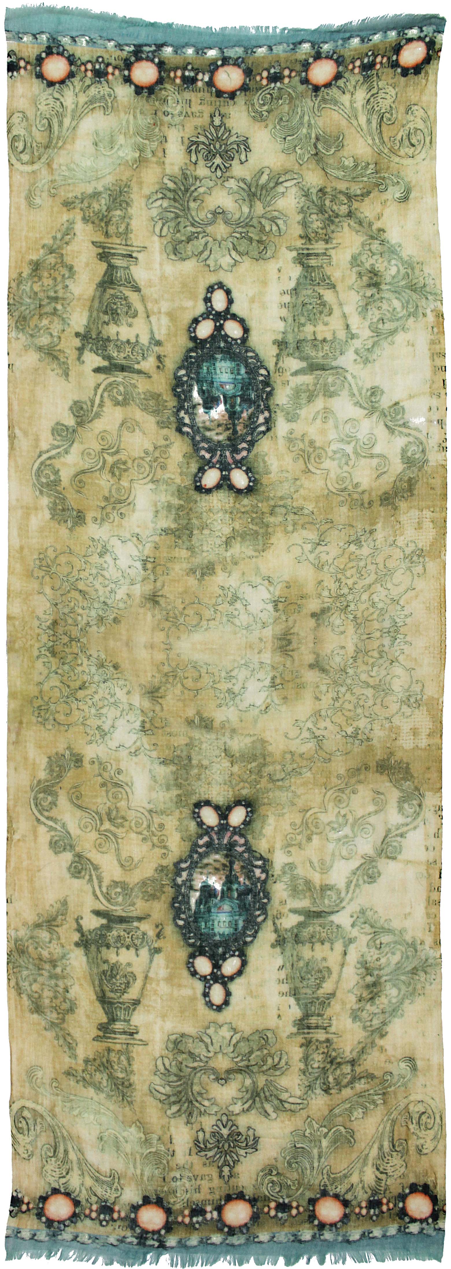 Vintage wool scarf