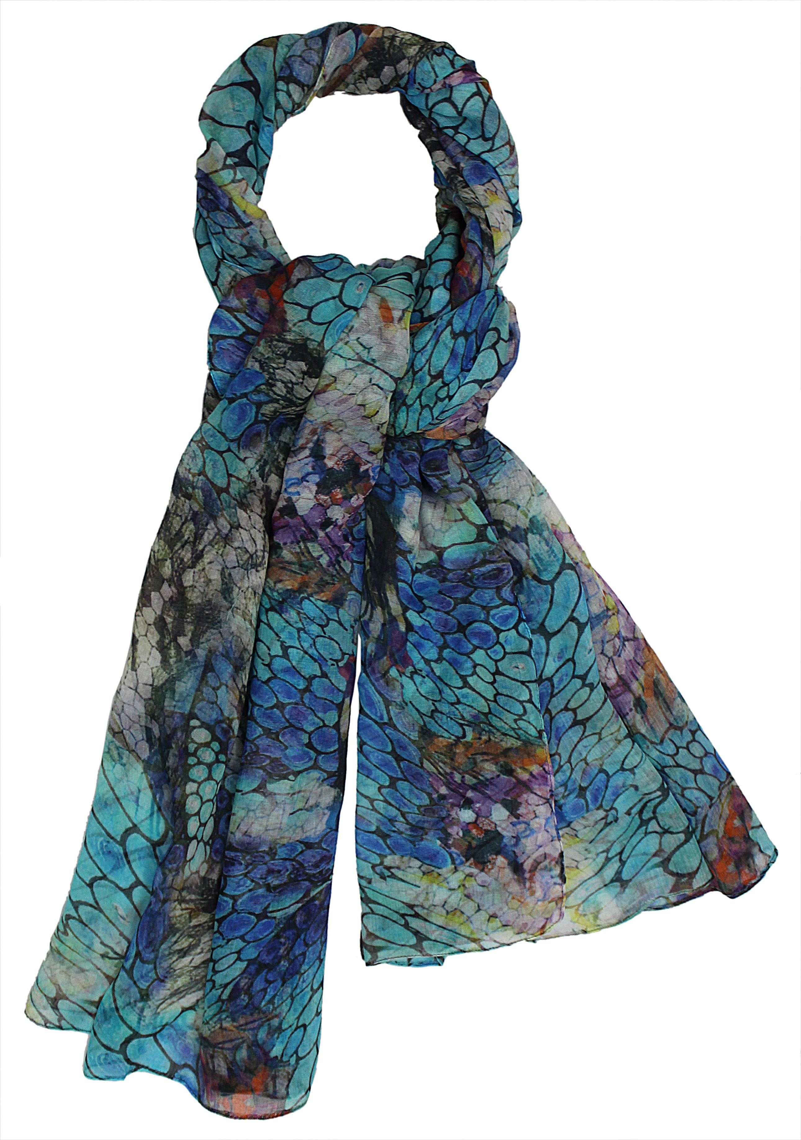Colorful Splatter Modal Scarf
