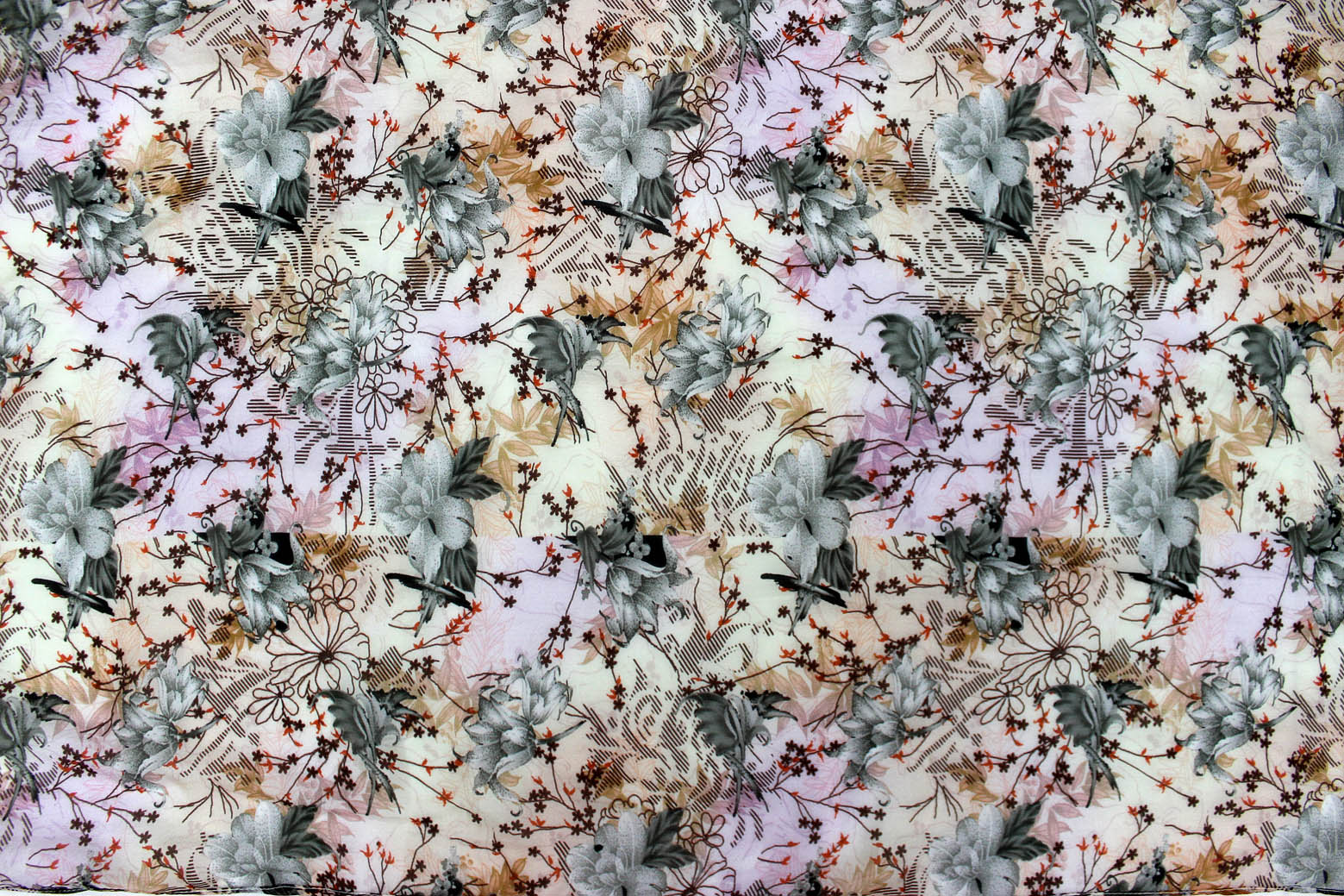 Beige Silk scarf for women