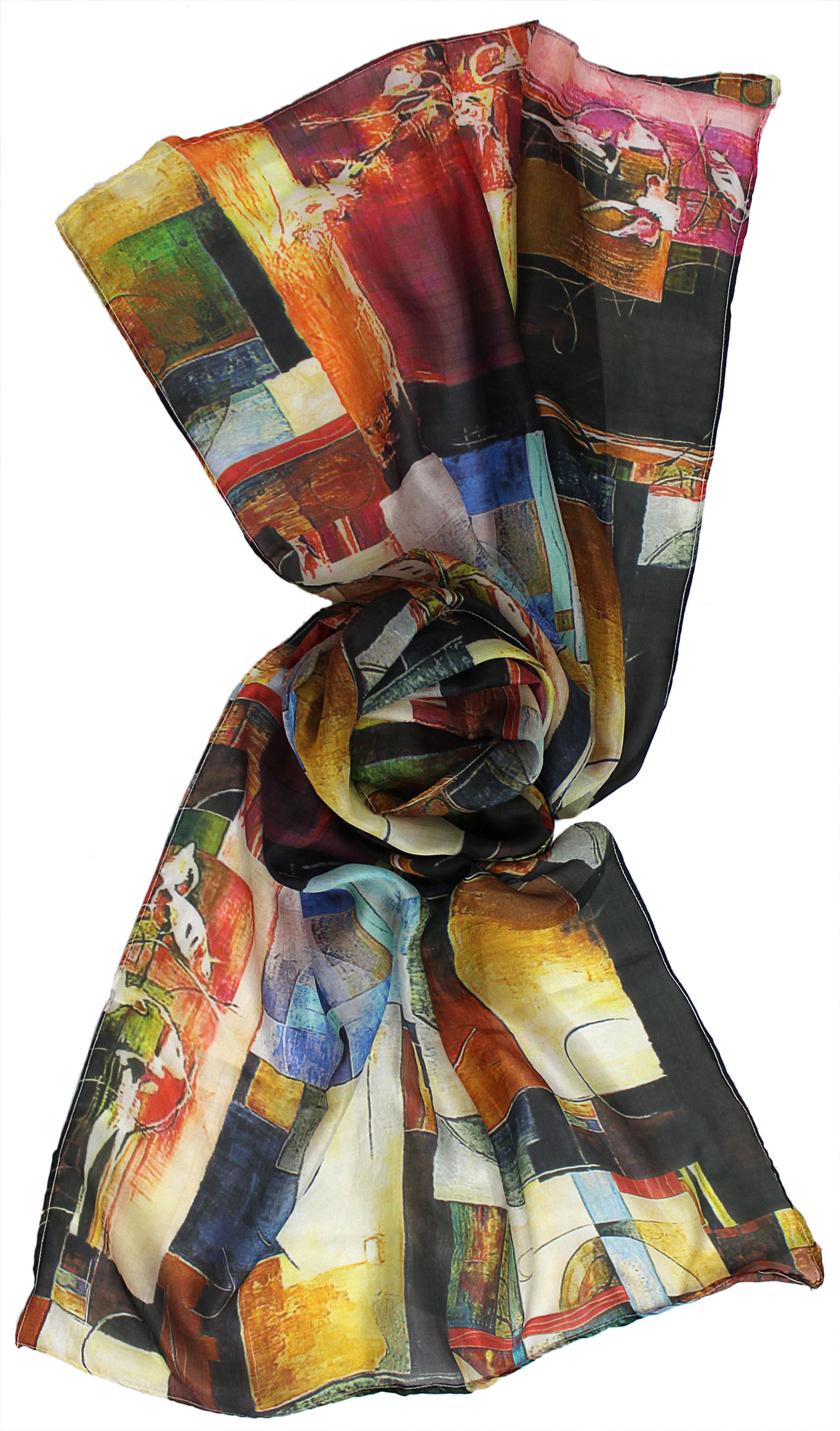 Elegant Silk Scarf | Womens oblong scarves