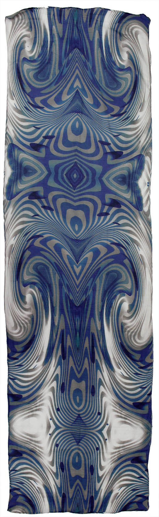 Abstract Pattern Silk Scarf