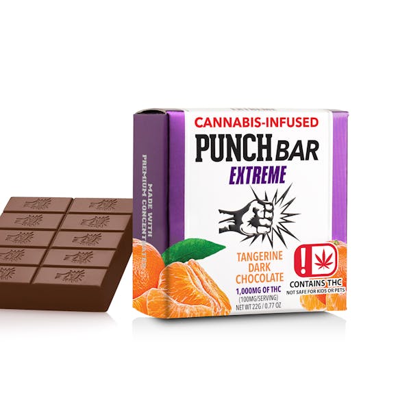 Dark Chocolate Tangerine Extreme Punchbar 225mg