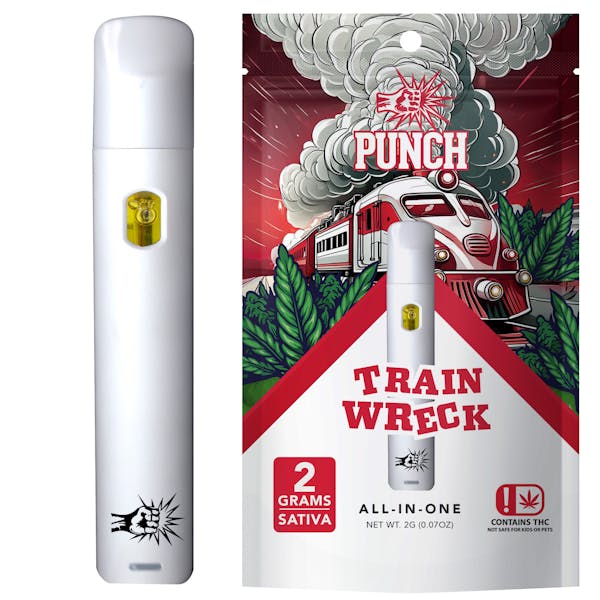 Trainwreck Distillate AIO (2g) Sativa