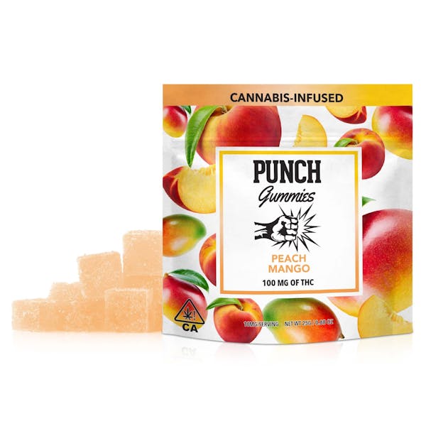 Peach Mango Gummies 100mg