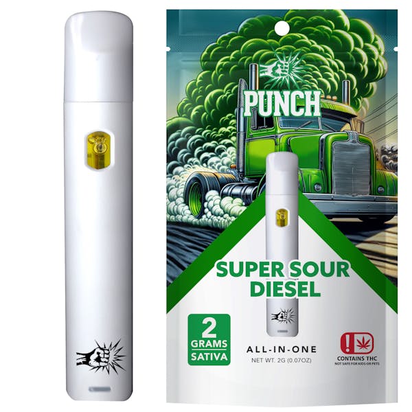 Super Sour Diesel 2g Distillate AIO Vape 