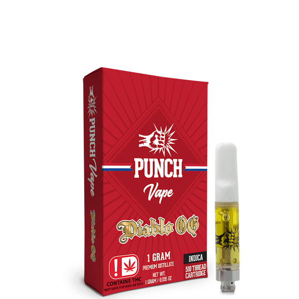 Punch - 510 Distillate Cart - Diablo OG (1g)
