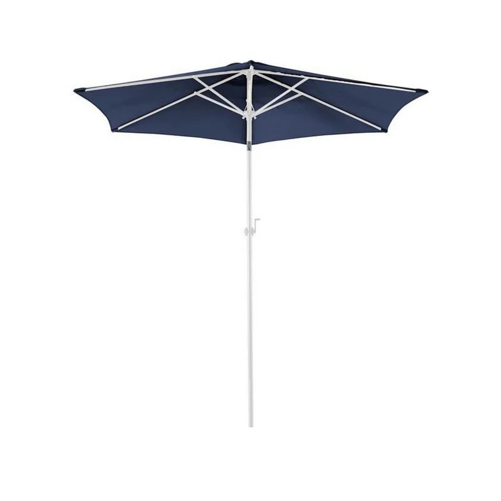 Sombrilla Metálica 2,4 Mts Con Manivela Inclinación Jardín