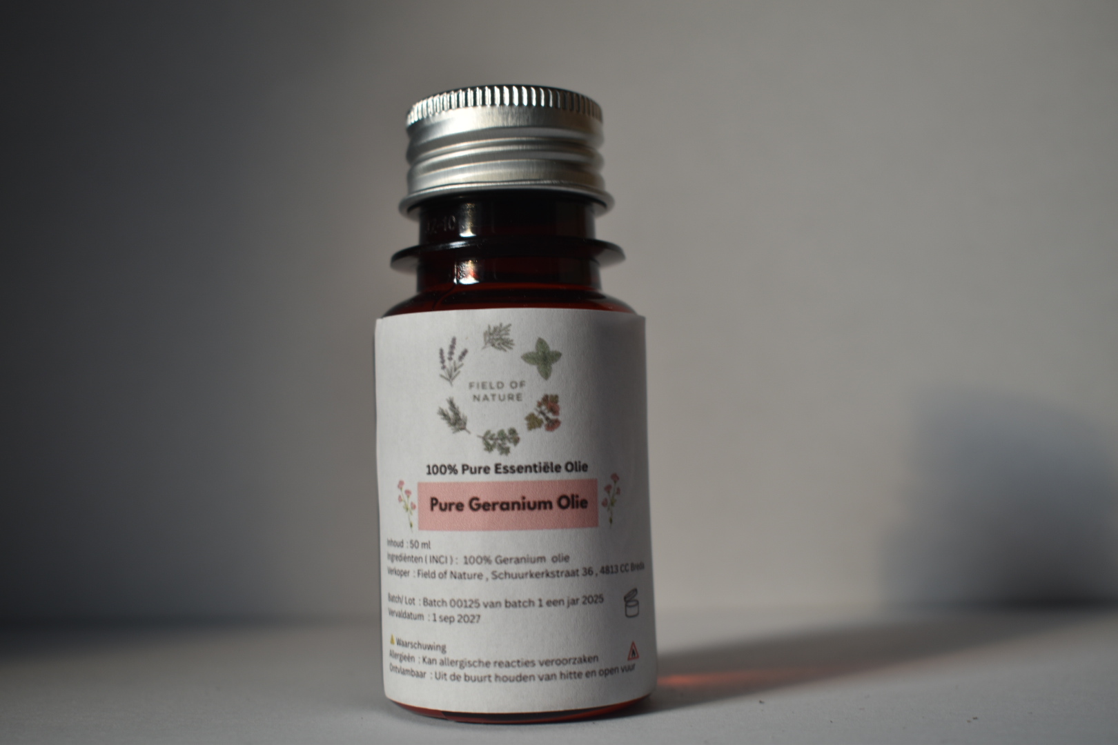 Geranium olie 50ml 100% puur